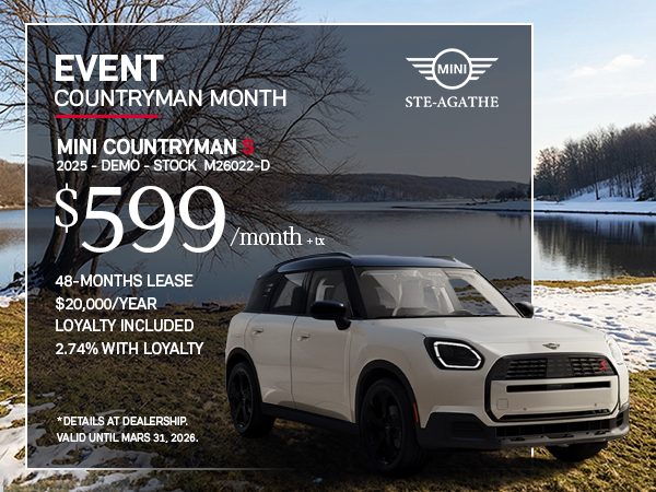 Bannière de MINI Countryman S